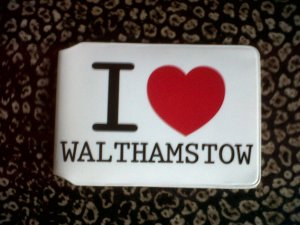 I Heart Walthamstow Oyster card holder